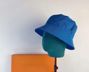 Cappelli a sede a bordo di cotone stampato Cappelli di paglia di paglia da sole Outdoor Cappello da pesca da pesca a bordo da sole per viaggi per viaggi H6293535