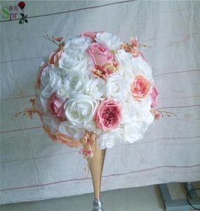 Dekoratif Çiçek Çelenkleri 2021 SPR Düğün Masa Merkez Parçası Çiçek Top Yolu Kurşun Yapay Flor