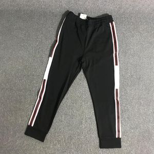 Mens Jogger Pants Drawstring Sports High Fashion Black Colors Side Stripe Joggers Casual Sport Jop 354Q