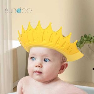 Duschkappen Verstellbare Babyparty -Mütze Childrens Shampoo Mütze Babyparty Cap Motor zum Schutz der Augen und Ohren Baby Shampoo Coverl2404