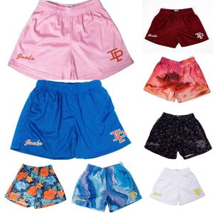 Fashion Men Shorts Fitness Pants Mesh Breathable Quarter Beach Basketball Sports Breathable