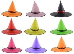 Halloween Witch Hat Masquerade Wizard Spire Hat Witch Costume Akcesorium Cosplay Party Fancy Dress Decor JK1909XB9857576