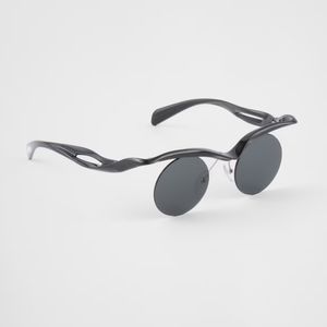 Marke P Runway Sonnenbrille Modenshow spa18 Round Lens Frameless Ladies Designer Männer Sonnenbrillen für Frauen Spiegel 1: 1 Hochqualität