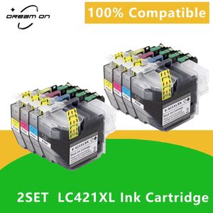 LC421XL B-LC421XL Compatible Ink Cartridge LC421 421XL For Brother DCP-J1050DW MFC-J1010DW DCP-J1140DW printer 240420