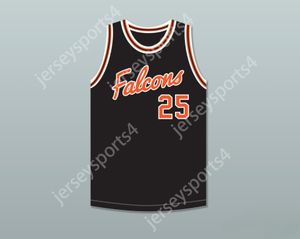 Custom Youth/Kids Paul Westphal 25 Aviation High School Falcons Black Basketball Jersey zszyte S-6xl