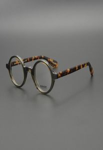 Vintage antyblue światła czarna okrągła rama okularów Kobiety oko oka retro oko oka rama mężczyźni przezroczyste soczewki okular unisex shades3195057