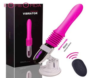 NXY Vibrators Sex Throuning Dildo Automatic G Spot Susction Game для женщин Веселый анальный массаж Оргазм 11099250988