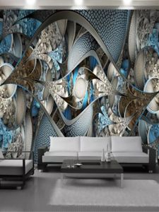 Klasyczne 3D Tapeta Papiery ścienne Europejskie pałac luksusowe kwiaty wnętrza salonu sypialnia kuchnia wystrój domu malarstwo mural Wal9941945