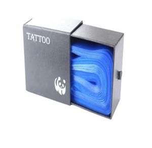 Maniche a clip da tatuaggio blu da 100 pezzi per tatuaggi per tatuaggi Cover borse forniscono nuovi accessori per tatuaggi professionali de tatuaggi gadgets3306175