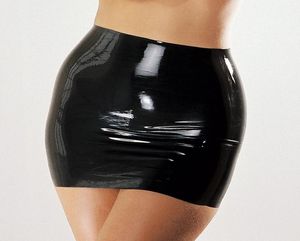 Sexig kvinna latex kjol 100 naturgummi fetisch minikjolar exotiska kläder kostymer y181022065815933