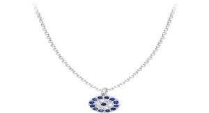 Delikat S925 Sterling Silver Neckor Female Zircon Stone Turkish Blue Eye Clavicle Chain Pendant Necklace Women Accessories Jew2816461