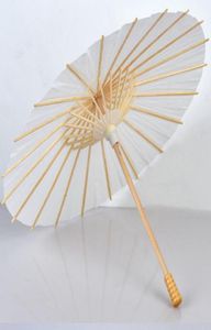 60st Bridal Wedding Parasols White Paper Paraplyas Chinese Mini Craft Paraply Diameter 20304060CM3939837