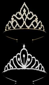 Новая мода Crystal Barrettes Bridal Kid Girls Tiaras and Crowns стразы Главные повязки для женщин для женщин свадебные аксессуары 1108453