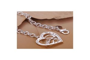 Fine 925 Sterling Silver Chain Bracelet for Women Men Fashion Jewelry 8inch4847044