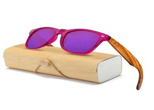 Óculos de sol madeira com lentes polarizadas Proteção de raios uvauvb para homens e mulheres1129886