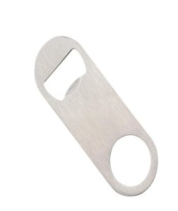 Rostfritt stål Small Flat Speed ​​Bottle Opener Cap Openers Remover Bar Blade 88x32CM3151569