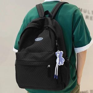 Backpack Women Male Trendy Men Female Black Travel Book Bag Fashion Lady Laptop College Girl Boy Leisure School