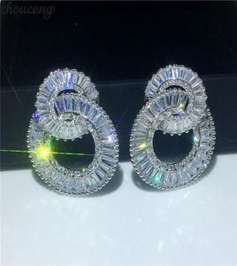 Choucong Luxury Eight Shape Drop Earring T 5A Zircon 925 Sterling Silver Wedding Dangle Earrings for Women Party Jewelry71987886362468