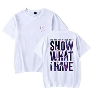 Herr t-shirts ive världsturné t-shirts visar vad jag har merch kpop unisex mode rolig casual short slve t240425