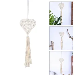 Tapestries Wall Hangings Tapestrys Woven Cotton Rope Heart Shaped Dreamcatchers For Bedroom Dormitory Decors