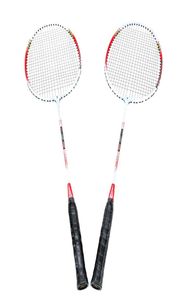 Y1208R 2Pcs Training Badminton Racket Racquet with Carry Bag Sport Equipment Durable Lightweight Aluminium1386291