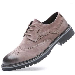 Sapatos casuais durante toda a temporada de couro genuíno de couro masculino Busines de pedreiras na moda Trabalho de escritório para homens
