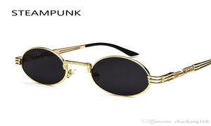 Steampunk Designer sunglasses Men Metal Round Shades Male Clear Sun Glasses For Women Hip Hop Steam Punk Sunglasses For Women Pink8127282