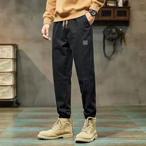 Pantaloni maschili sciolti sportswesar nono punta legging soild long corsetto da corsa all'aperto per uomo casual