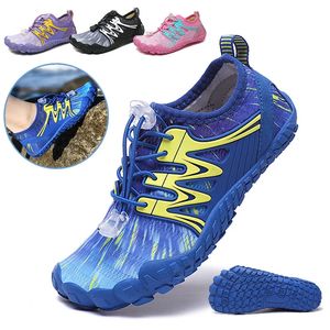 Childrens swimming water shoes quick drying beach Aqua shoes boys and girls barefoot sports waterproof diving fishing surfing sandals 240424