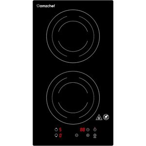 Efficient and Safe Electric Induction Cooktop with 2 Burners and 9 Power Levels - Fast Cooking, Child Lock, Timer, and Touch Control Included