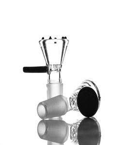 Accessori manico nero ciotola e piccoli accessori per fumare a nido d'ape per tubi d'acqua 18 mm 14 mm Maschio articolare1801932