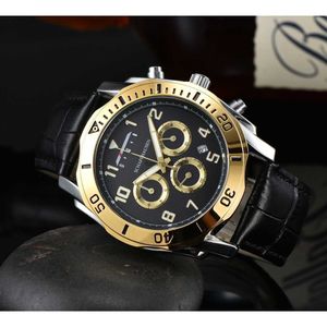 Wanpai Six Nadel Chronograph Full -Funktion Quarz Männer Business Gentleman Watch Small 111