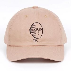 Boll Caps One Punch-Man Dad Hat Cotton Anime Fan Embroidery Baseball Cap Punch Man Snapback Unisex Summer Outdoor Leisure