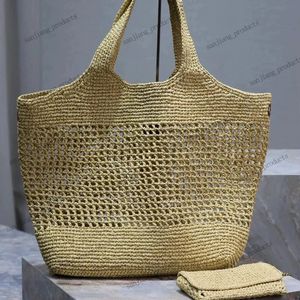 Большой емкость соломенные сумки бренд торговая сумка роттан роскошная роскошная пляжная сумка трава сплетен женские тота