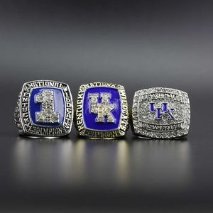 Bant Yüzükleri 1996 1998 2012 NCAA Kentucky Wildcat Ring University Ring 3 Set İngiltere Şampiyon Yüzükleri Nyud