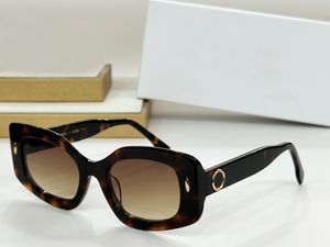 Havana Brown skuggade solglasögon Designer Kvinnor Toppkvalitet Sommarskuggor Sunnies Lunettes de Soleil UV400 Eyewear