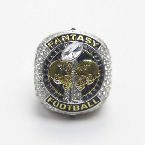 Pierścień zespołu nowy 2023 FFL Fantasy Football Championship Ring