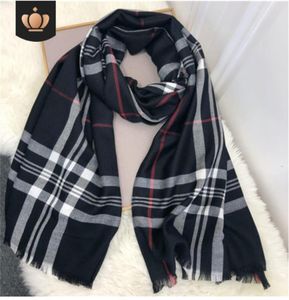 2020 Nowy klasyczny British Plaid Cotton Ladies Wysokiej jakości kobiety kaszmirowe szalik dla kobiet jesień i szal zimowy podwójny 019190411