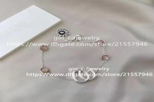 Carta de moda de designer de luxo Antiga prata ladra bracelete líquido de casal de casal de aniversario Red Aniversário Presente 4442590