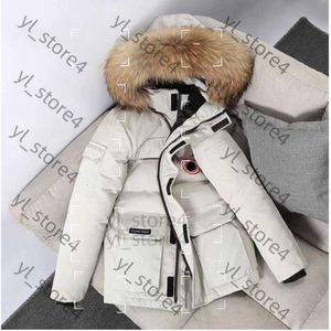 Kanada Puffer Designer Płaszcz zimowy grube ciepłe mężczyźni w dół Parkas Canada Kurtka robocza kurtka robocza Outdoor Goose Kurtka zagęszona moda Kurtki 7493