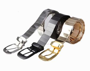 Cinturones Metal Mens Belts Gold Luxury Cintos Femininos Hombre Cinto Full Allmatch Strap Silver Black Belt for Mehxxp1099833
