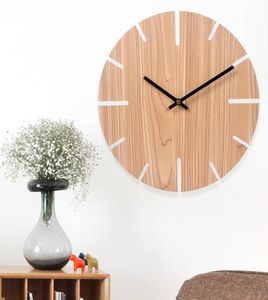 Северные ретро -деревянные настенные часы -коридор