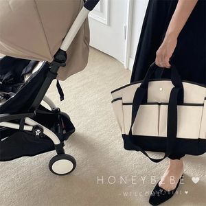 Kostenloser Schiffsschiff -Mutterschaftstasche Kinderbeutel Babyartikel Organisator wasserdicht mit großer Kapazität Handtasche Windel Windel Mami Travel Tote 240416