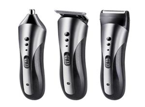 3 i 1 uppladdningsbar elektrisk näsa öron rakapparat hår Clipper Professional Electric Razor Beard Shaver25186282423