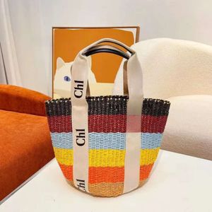 Raffias Beach Large Tote Luxurys Designer Torba Woody Weave Shopper ramię pochette szydełka słomka torby damskie męskie torebki Cross 2791