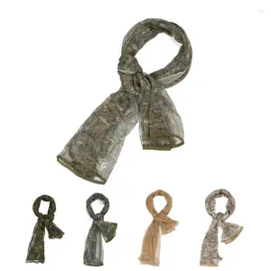 Bandanas Long Camouflage Tactical Scarf Multi-purpose Breathable Mesh Magic Head Outdoor Riding