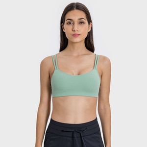 Weibliche Yoga-Outfits Bra L-28 Frauen Korsett Sport Tanktop Push Up Crop Tops Fitness hohl atmungsaktiv sexy laufende Sportswear Fitnessstudio