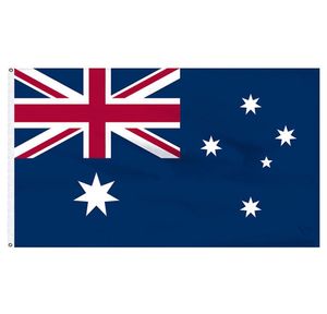 3x5 Australia Flag Custom National National Hanging Esterno Schermata interna Supporto per la stampa a schermo 68D Drop 8293614