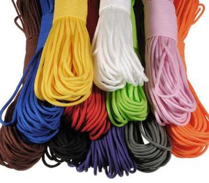 50ft Yeni 550 Paracord Parachute Kordon Koristan Halat MIL Spec Tip III 7 Strands Opti5620209 için 50 Renk