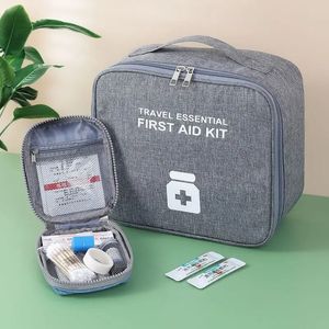 Açık portatif ilaç depolama çantası seyahat el çantası ilaç çantaları organizatör kamp acil hayatta kalma çanta hap kasası